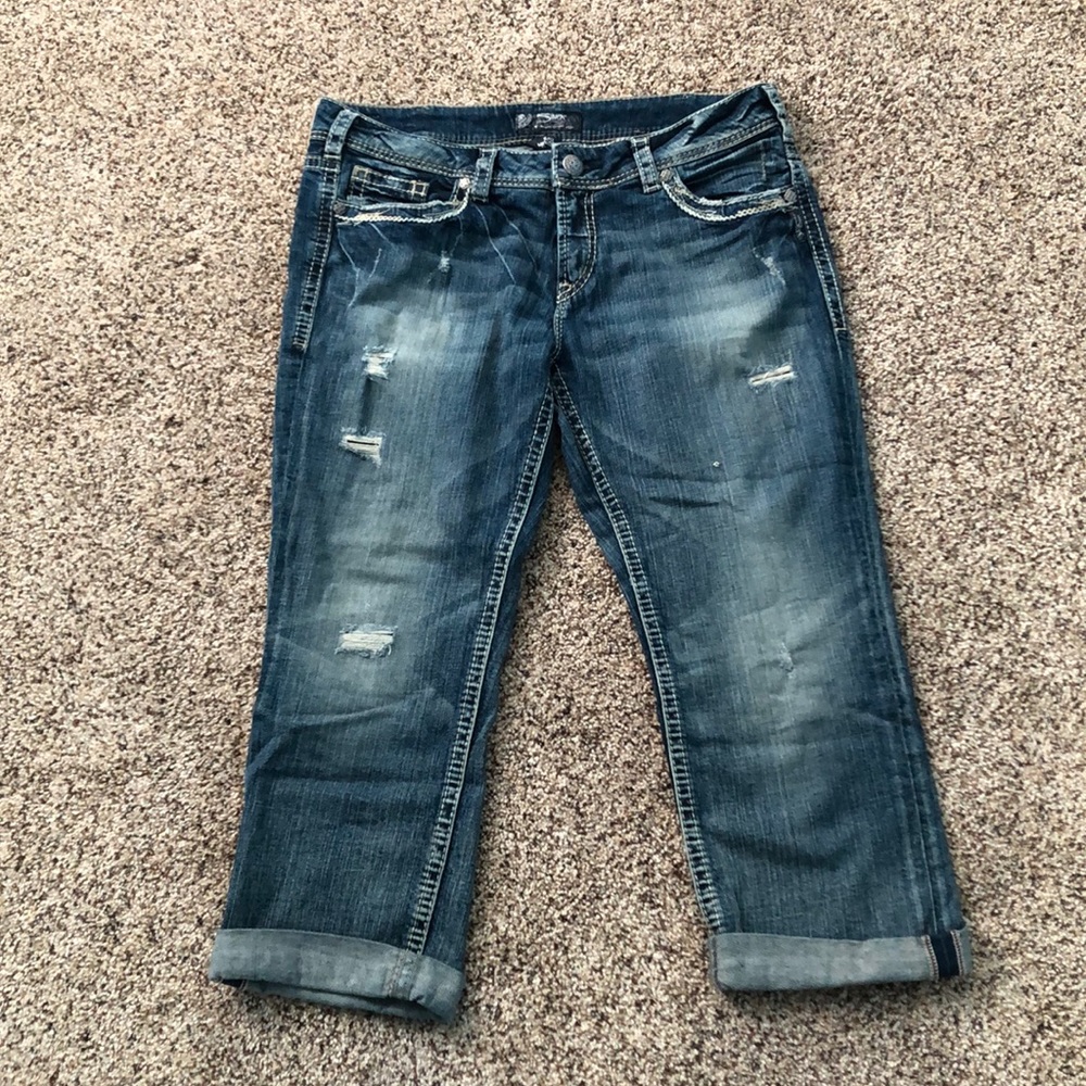 Silver jeans